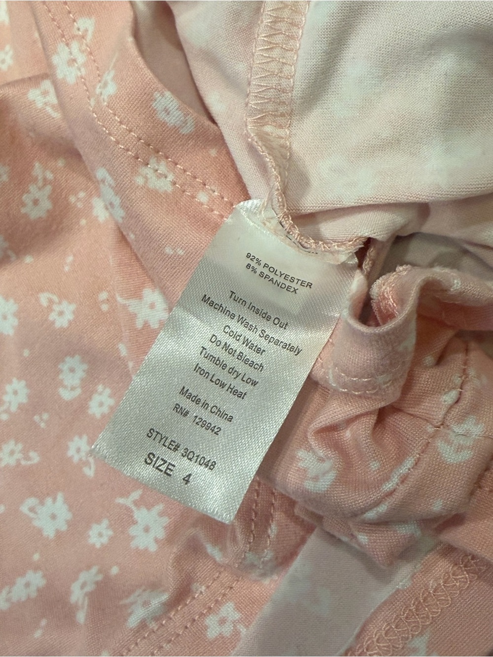Pink Floral Romper - Picture 4 of 5